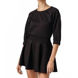 Sundays NWT Amelie Mini Dress In Black, Size XS
